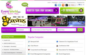 Event World India Website Design