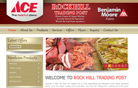 Rock Hill Trading Post Super Market Web Template